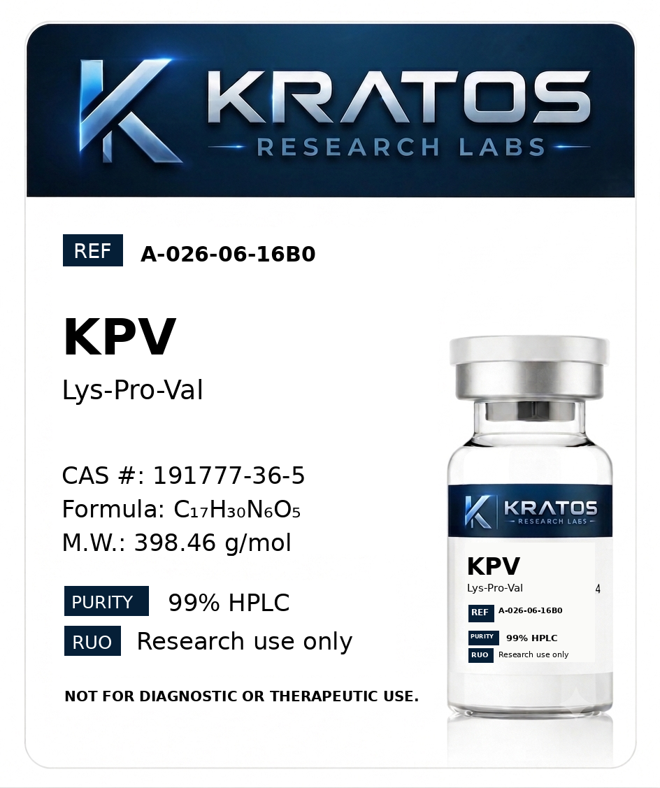 KPV research compound product card
