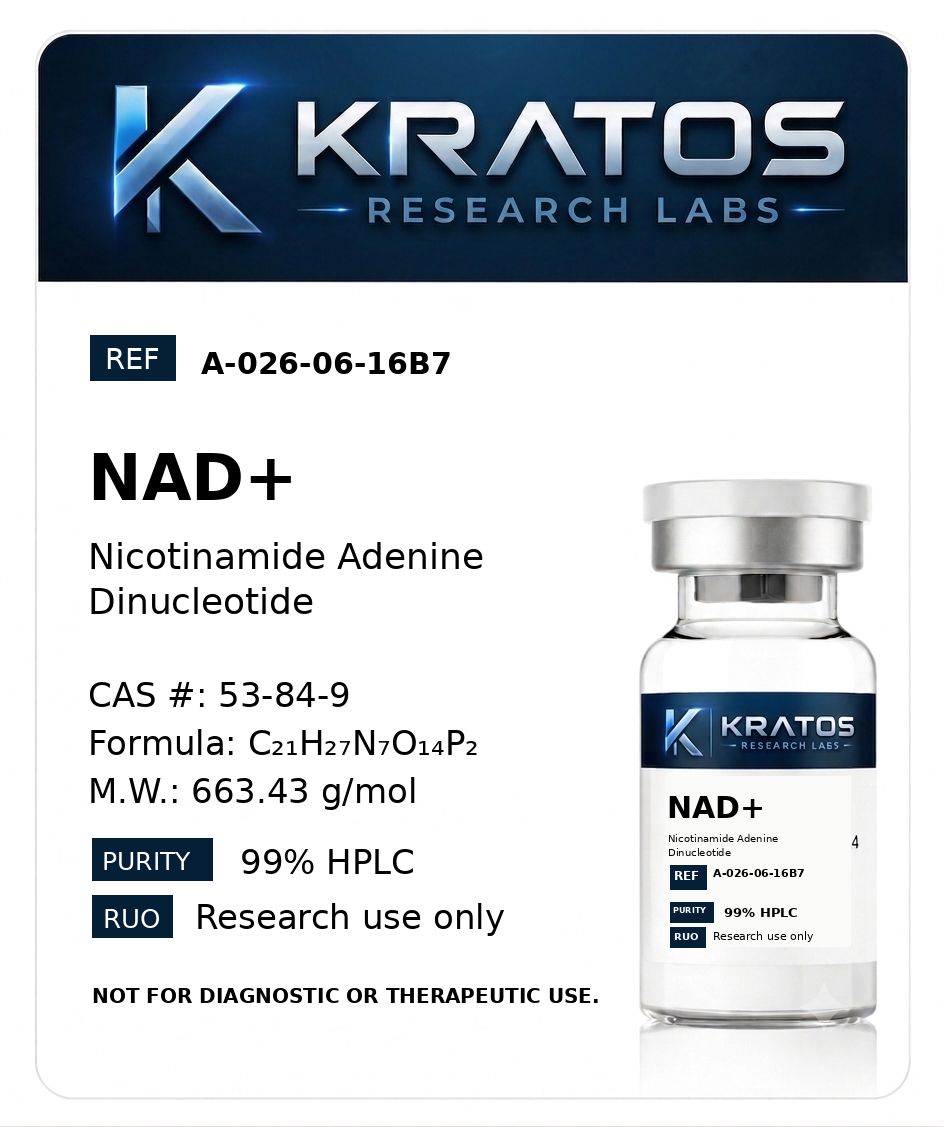 NAD+ research compound product card