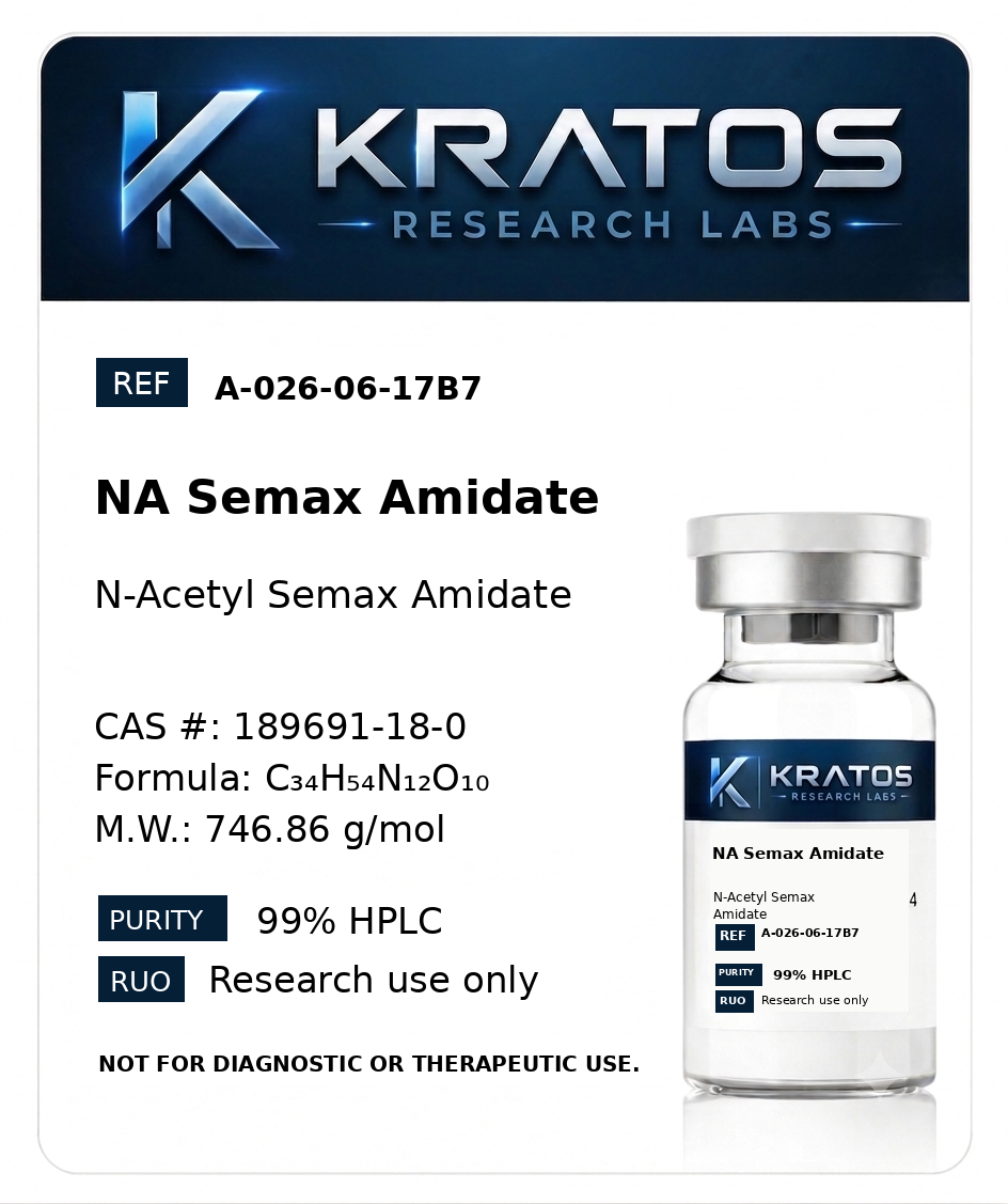 NA Semax Amidate research compound product card