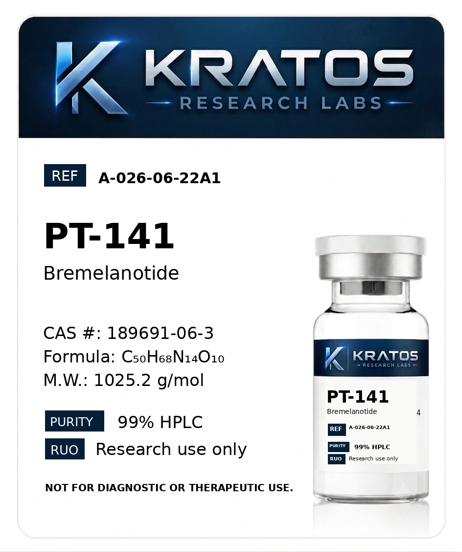 PT-141 research compound product card
