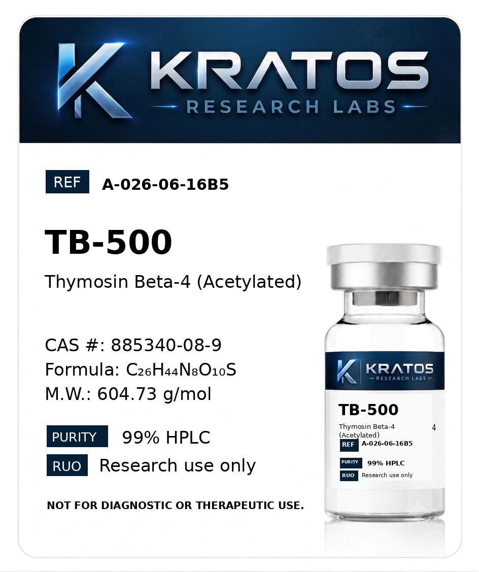 TB-500 research compound product card